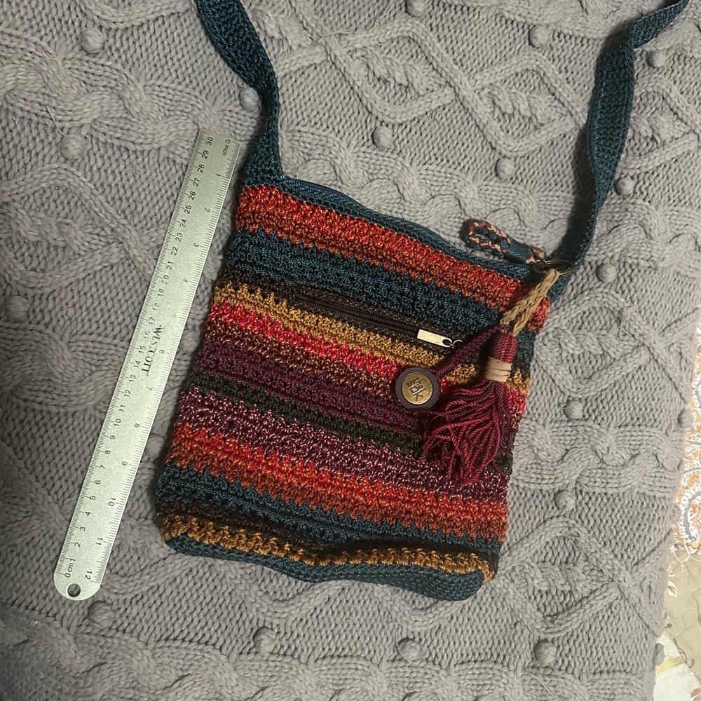 The Sak Multicolor Crochet Crossbody Bag